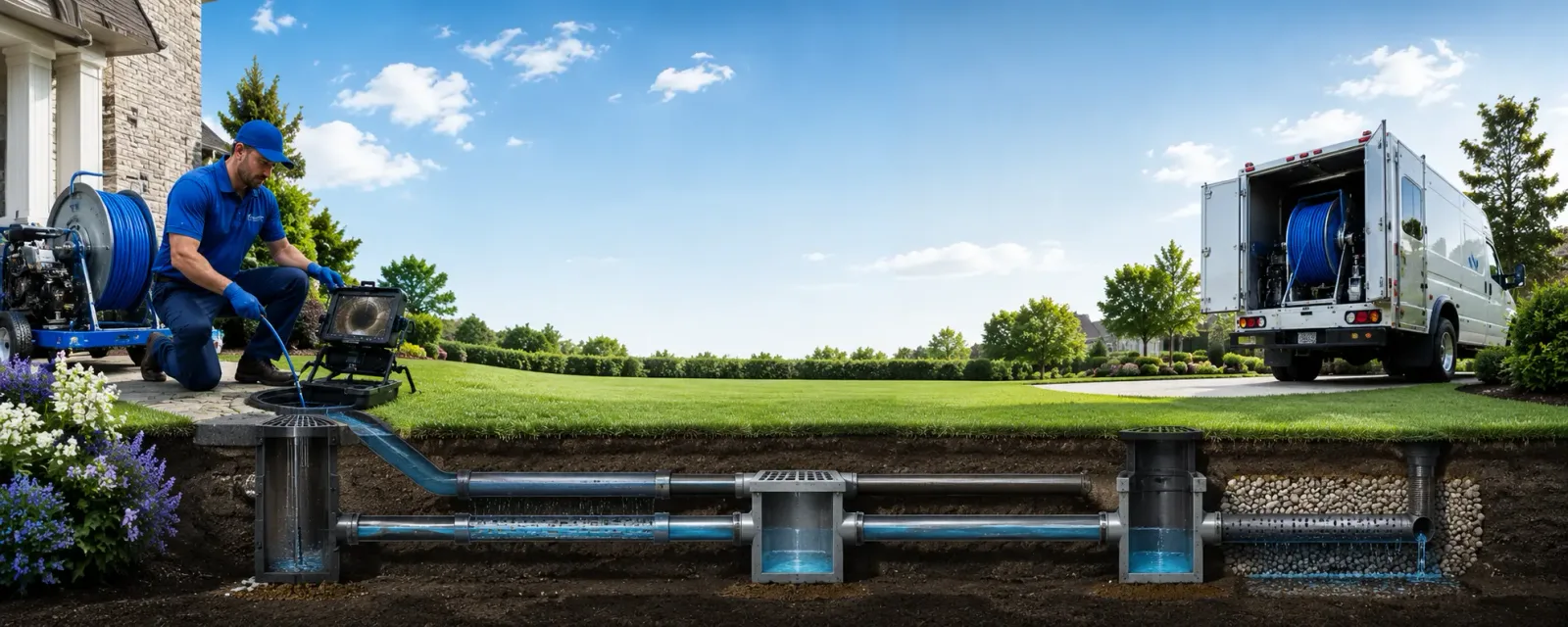 Outdoor drain cleaning information for Benedicta, ME